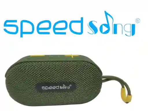 Parlante Speed Song Sg814 Bluetooth Verde