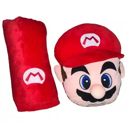 Mario Bros De Peluche Con Cobija Rojo: El Compañero Perfecto Para Descansar