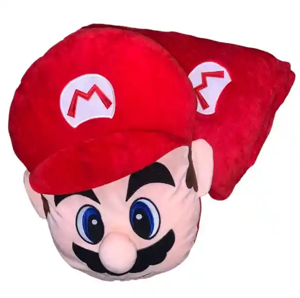 Mario Bros De Peluche Con Cobija Rojo: El Compañero Perfecto Para Descansar