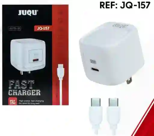 Cargador Con Cable Usb Tipo C A Tipo C Auto Id Pd Carga Rapida 25w