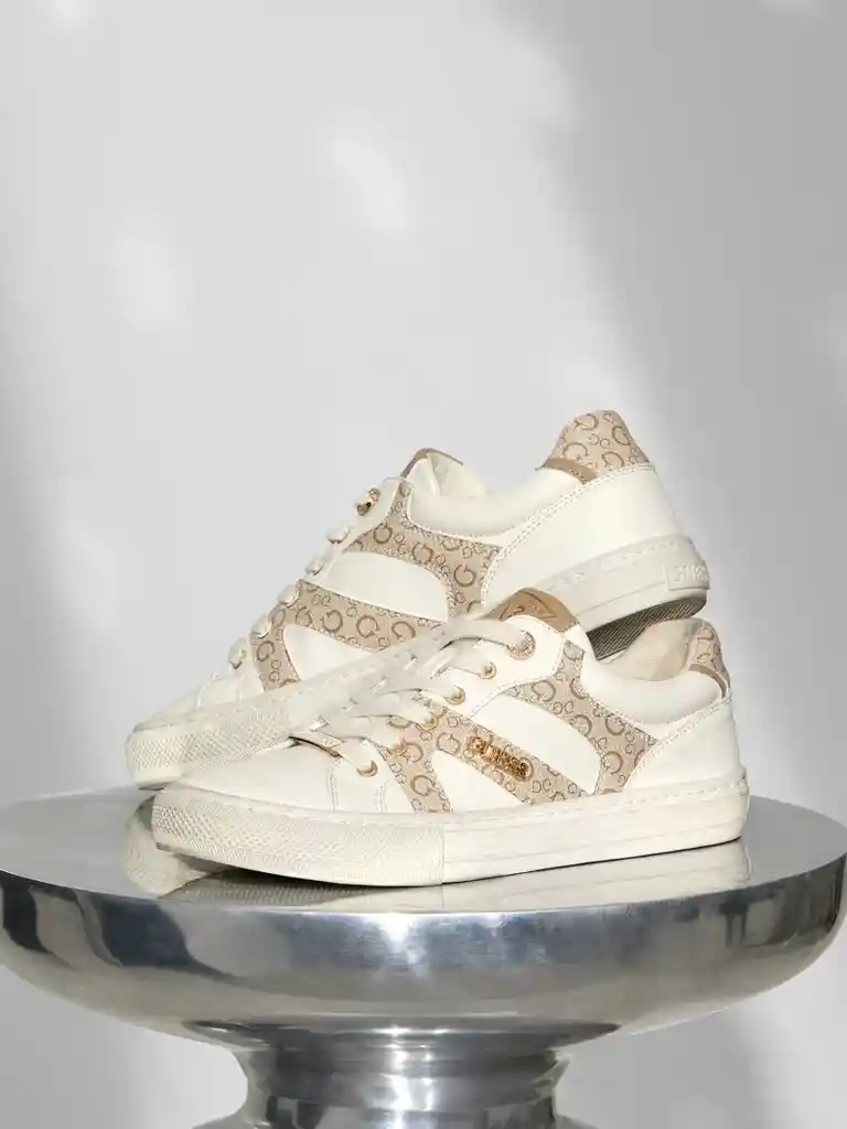 Tennis Guess Blancos Para Mujer Talla 7 100% Original