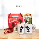 Kit Tazas De Pareja Minnie Y Mickey Mouse