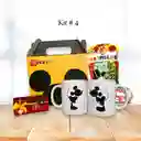 Kit Tazas De Pareja Minnie Y Mickey Mouse