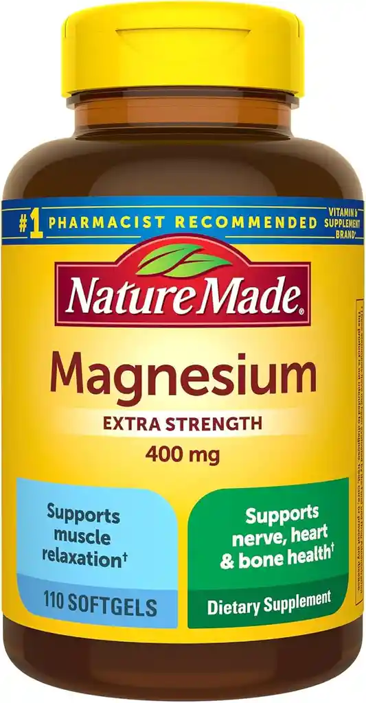 Nitrato De Magnesio Extra Fuerte 400 Mg Nature Made Original