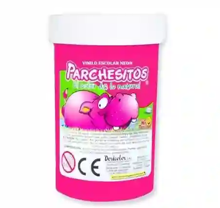 Vinilo Neon Rosa Rosado 125 Gr Parchesitos