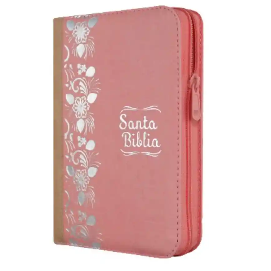 Biblia Color Rosa Beige Reina Valera 1960