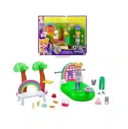 Muñeca Polly Pocket Fútbol Splash Hdw60