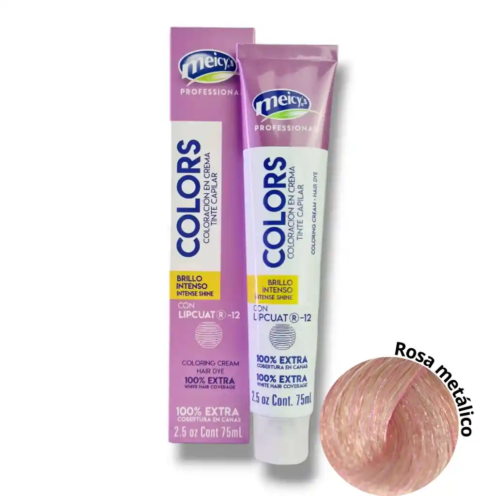 Tinte Rosa Metalizado Meicys 75ml