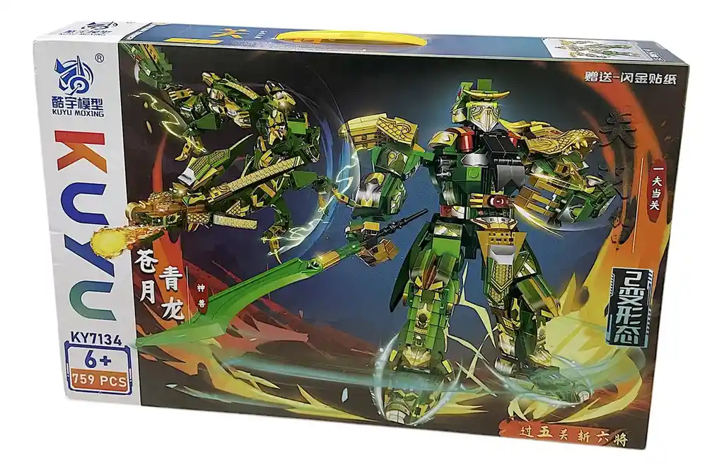 Set Bloques De Construccion Speed City Transformers Ninja 759pcs Ky7134