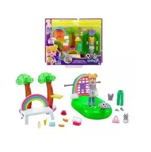 Muñeca Polly Pocket Fútbol Splash Hdw60