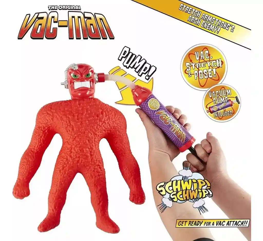 Stretch Armstrong The Original Vac Man Figure Grande