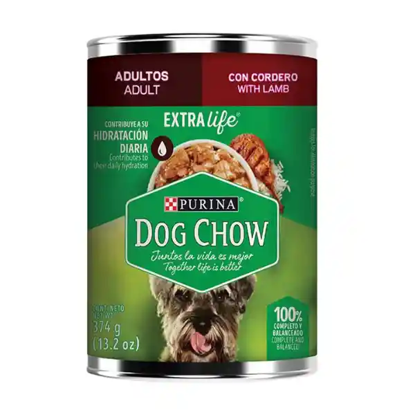 Purina Dog Chow Adultos Lata Sabor A Cordero - Alimento Húmedo