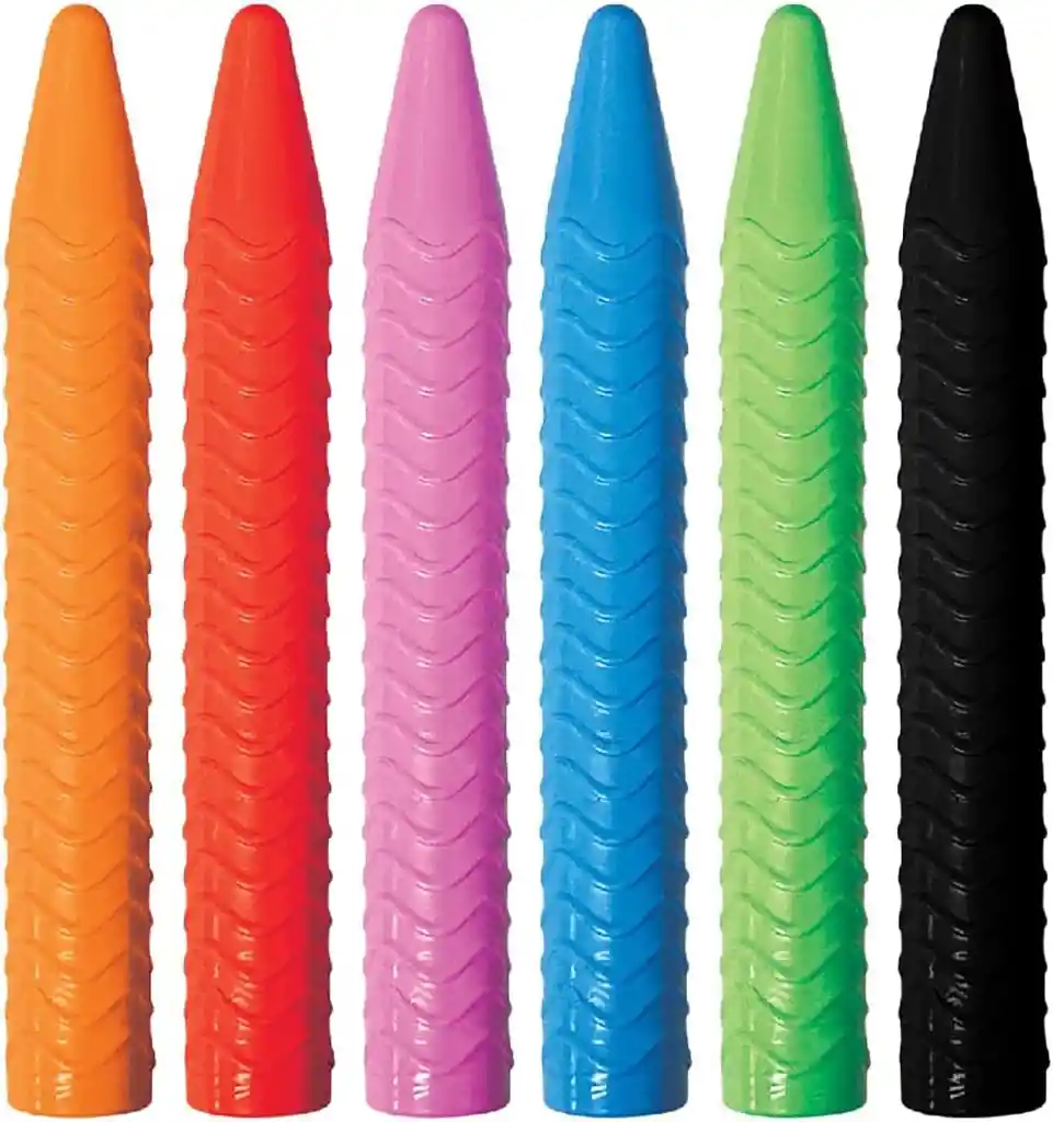 Set Crayones En Espiral Por 6 Unidades Para Niños Niñas