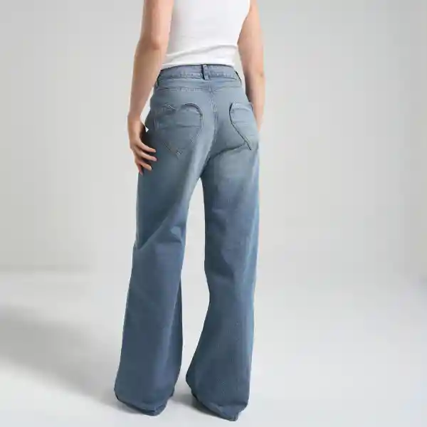 34 / Jean Bolsillos Corazones - Azul