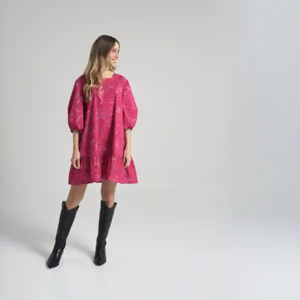 L / Vestido Mi Mejor Version - Fucsia