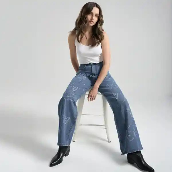 42 / Pantalón Just A Girl - Azul