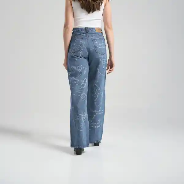 34 / Pantalón Just A Girl - Azul