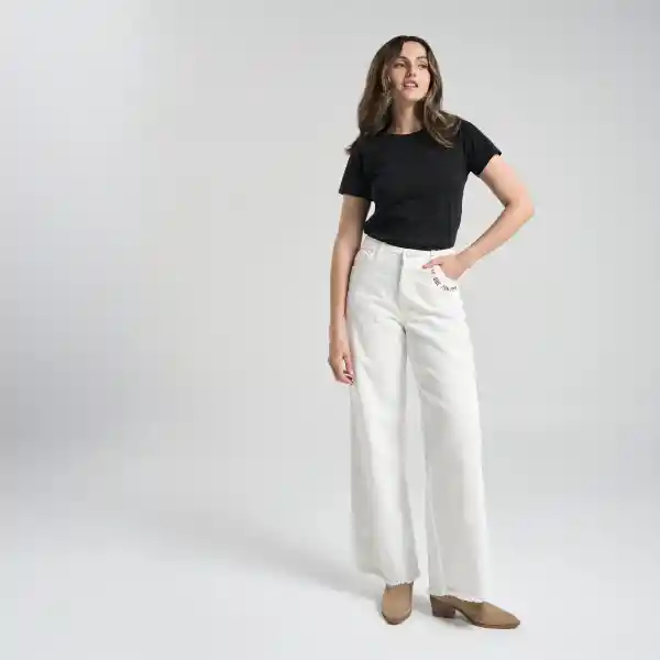 38 / Pantalón Can´t Stop Me - Blanco