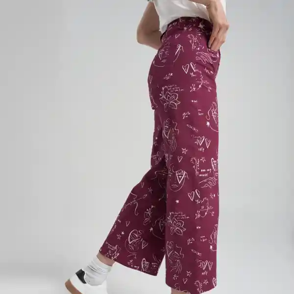 38 / Pantalón Just A Girl - Vinotinto