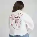 L / Chaqueta With Love - Blanco