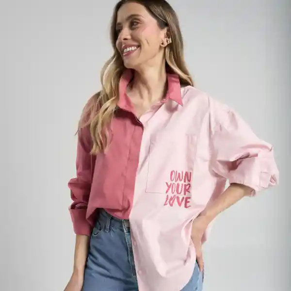 Xs / Camisa Own Your Love - Rosa