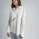 L / Camisa More Peace - Marfil