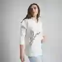 L / Camisa More Peace - Marfil