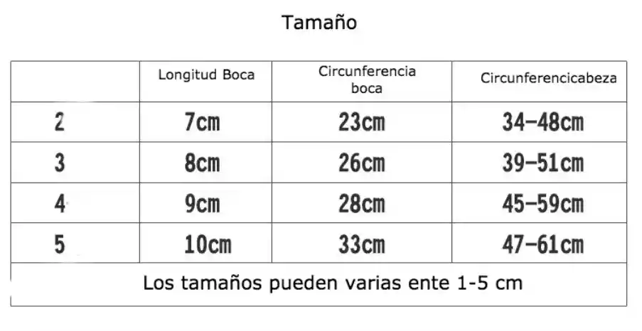 Bozal Tipo Canastilla En Plastico #5 33cm