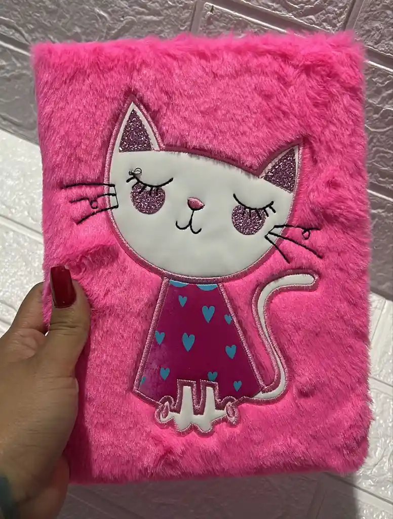 Agenda Peluche De Gato Infantil Para Niñas