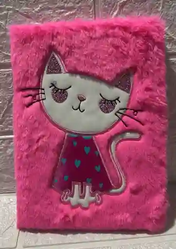Agenda Peluche De Gato Infantil Para Niñas