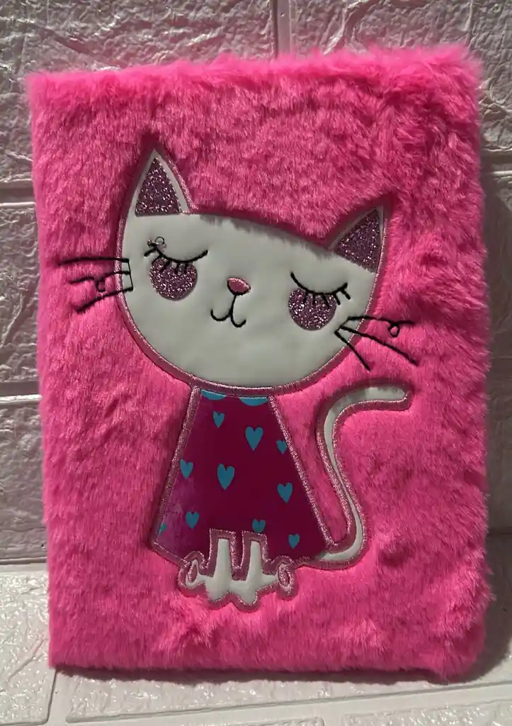 Agenda Peluche De Gato Infantil Para Niñas