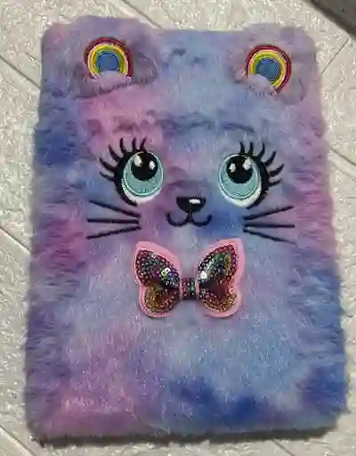 Agenda Peluche De Gato Infantil Para Niñas