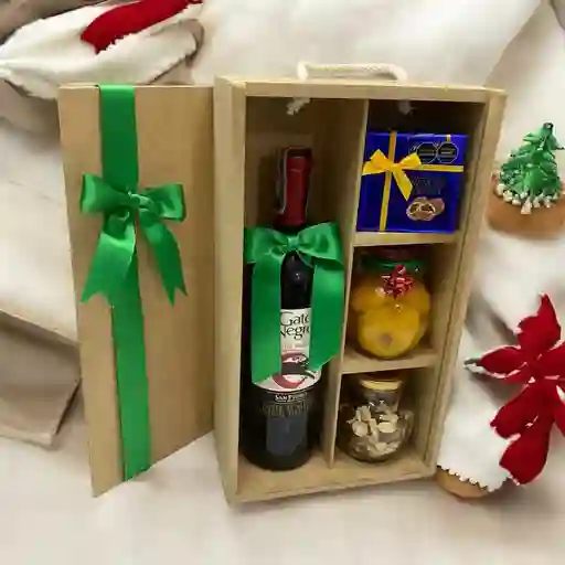 Ancheta Navidad Caja Navideña - Brinda Con Estilo