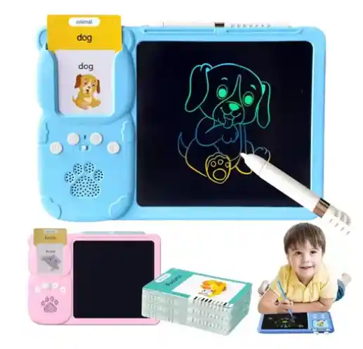 Tableta Mágica Lcd Tarjetas Interactivas Aprende Ingles