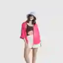 Xl / Sobrecamisa Rayito De Sol - Fucsia