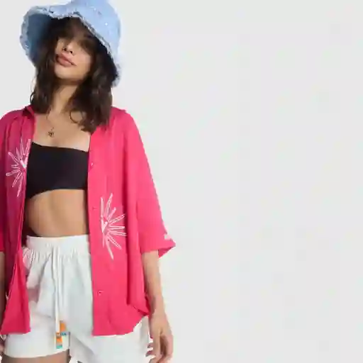 L / Sobrecamisa Rayito De Sol - Fucsia