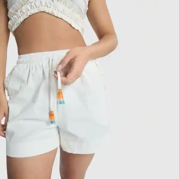 L / Short Tropical Colors - Marfil