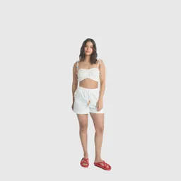 L / Short Tropical Colors - Marfil