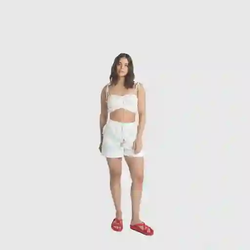 L / Short Tropical Colors - Marfil