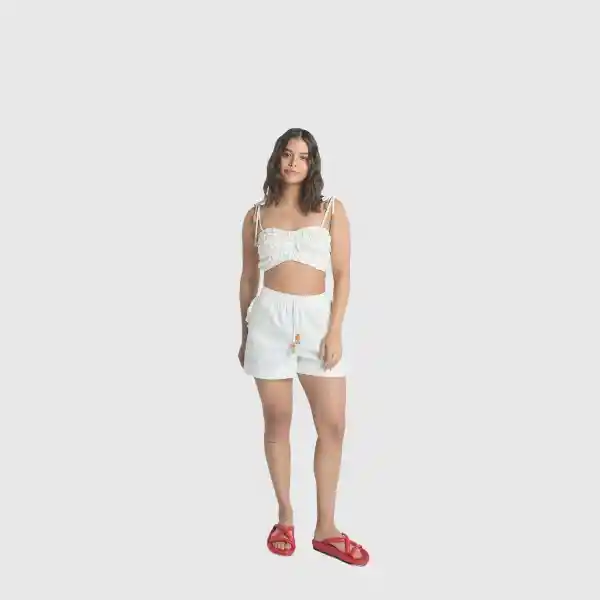L / Short Tropical Colors - Marfil