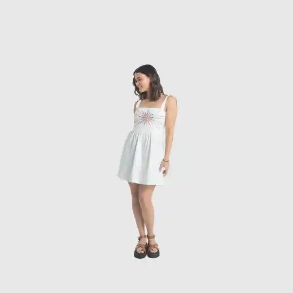 L / Vestido Full Of Colors - Marfil