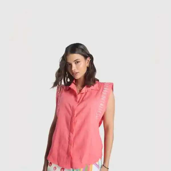 Xl / Camisa Pequeños Detalles - Coral