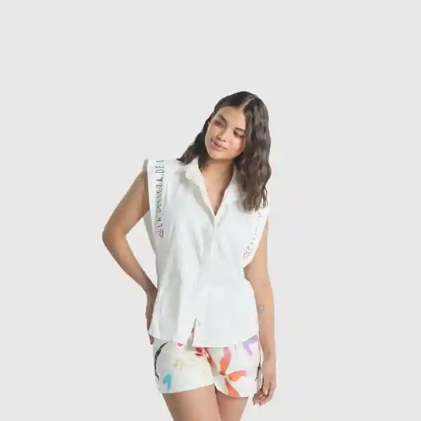 Xs / Camisa Pequeños Detalles - Marfil