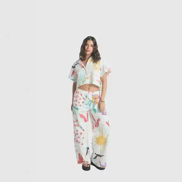 S / Camisa Paradise - Marfil