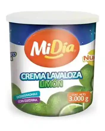 Crema Lavaloza Limon Midia 3000 Gr		