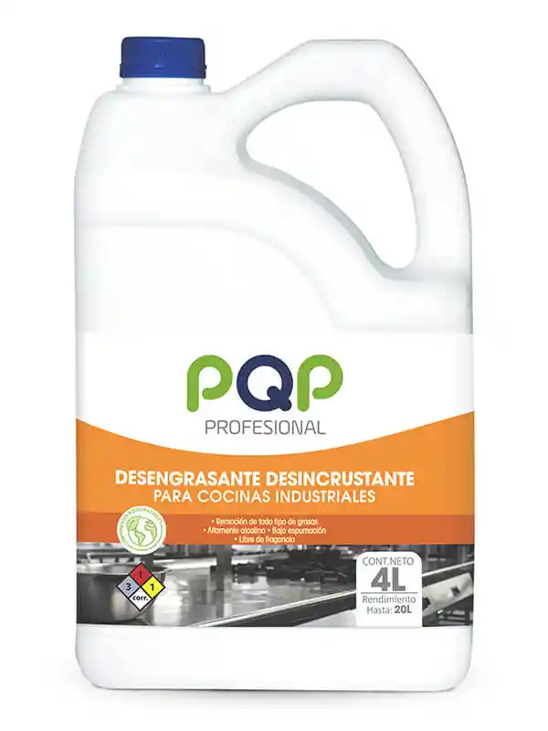 Desengrasante Desincrustante Pqp Profesional 4 L		