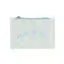 Monedero Con Cierre Cool Vibe Cuadros Azul Miniso