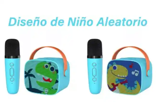 Kit De Karaoke Parlante + Micrófono Inalámbricos Infantil K8