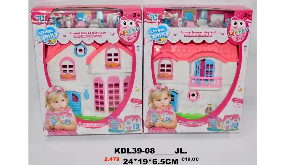 Casa De Muñecas Con Accesorios Regalo Niñas