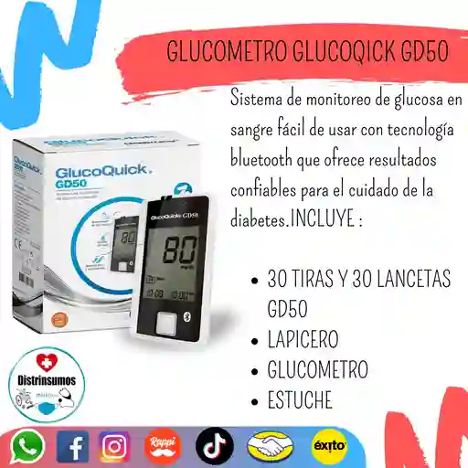 Glucometro Glucoquick Gd50